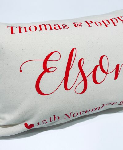 personalised wedding gift cushion