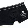 Personalised boxer shorts with custom text