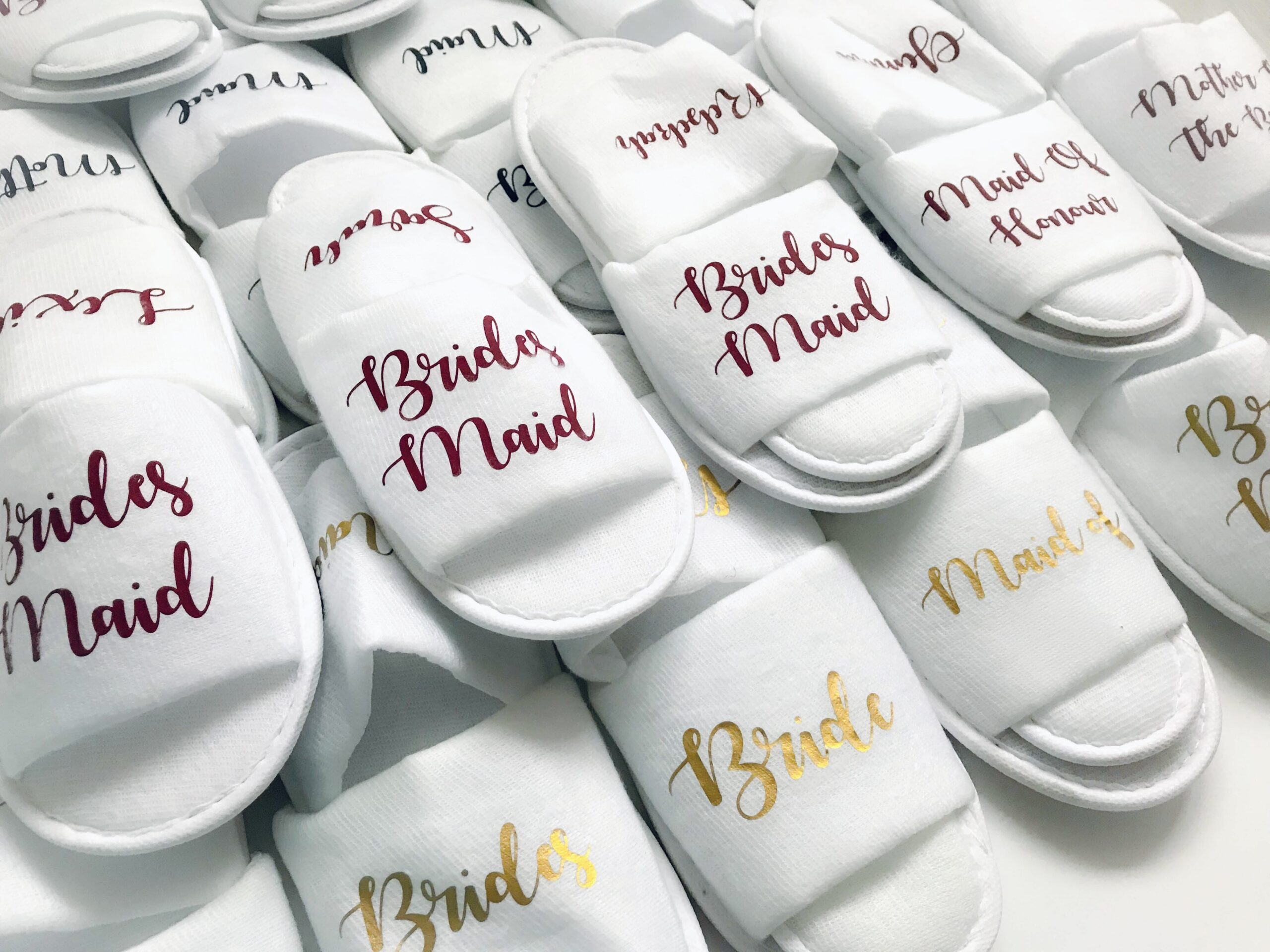 bridesmaid slippers