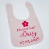Personalised Flower Girl Bib