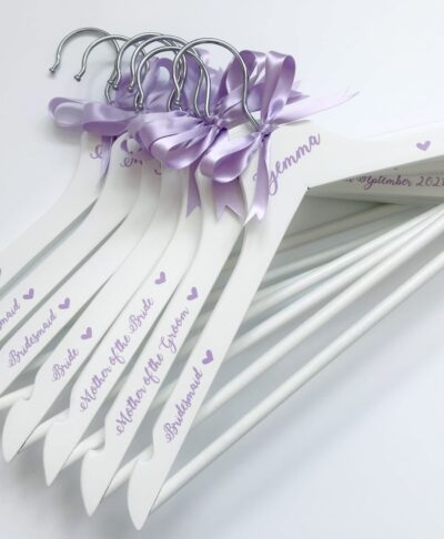personalised bridal party hangers