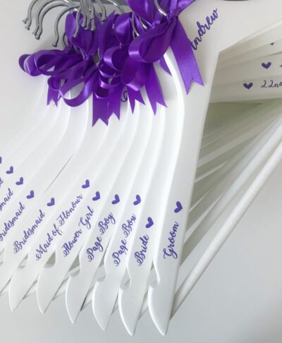 personalised wedding hangers