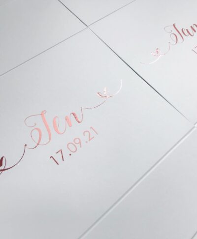 personalised bridal box