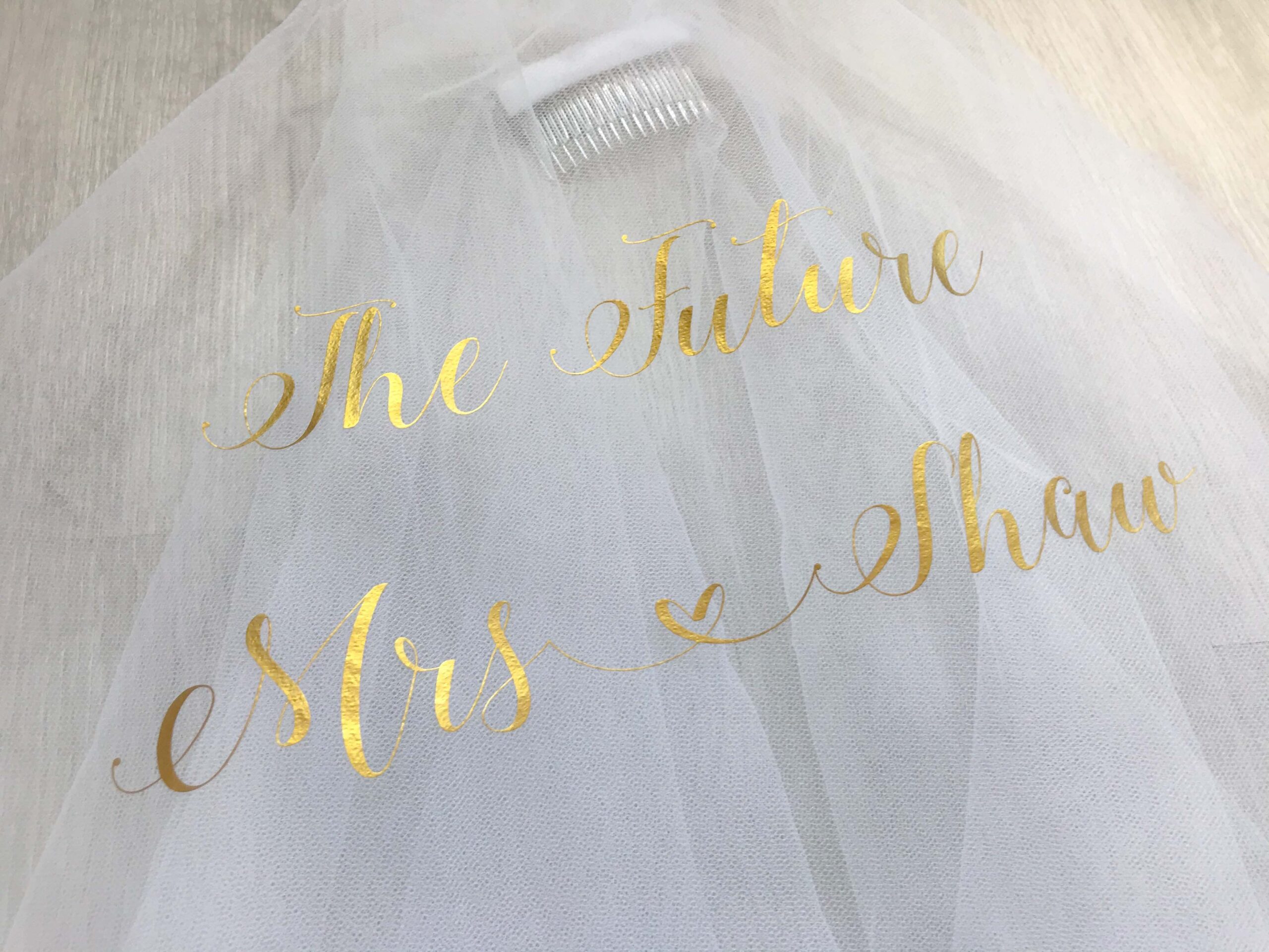 future mrs white veil