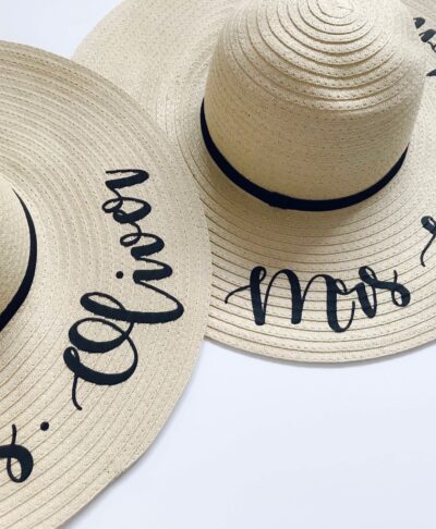 personalised mrs sunhat