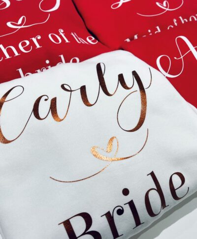 Unisex Personalised Bridesmaid Hoodie - Custom Bridal Party Gift