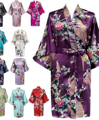 childrens personalised satin robes