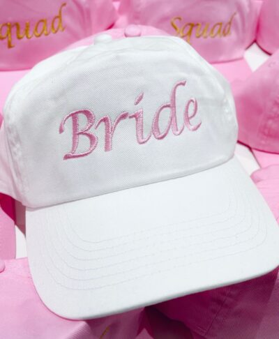 Bride Squad Embroidered Cap for hen party