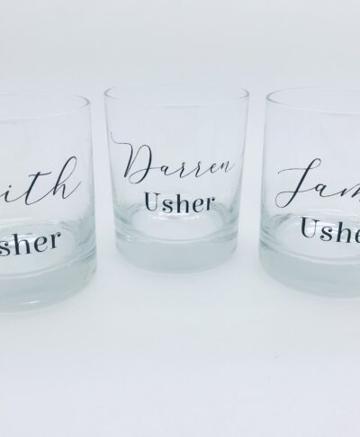 wedding role whisky glass