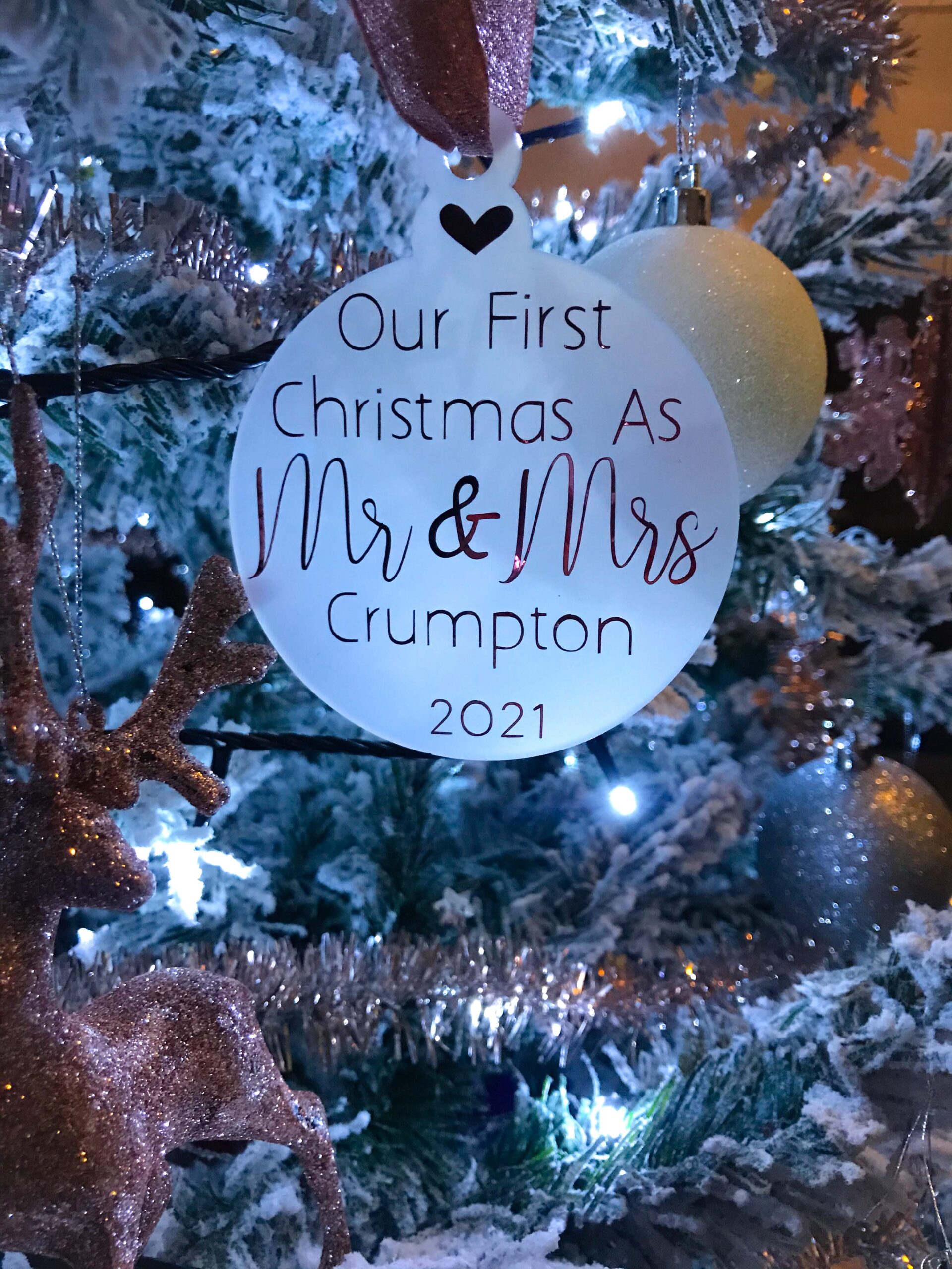 first christmas as mr and mrs