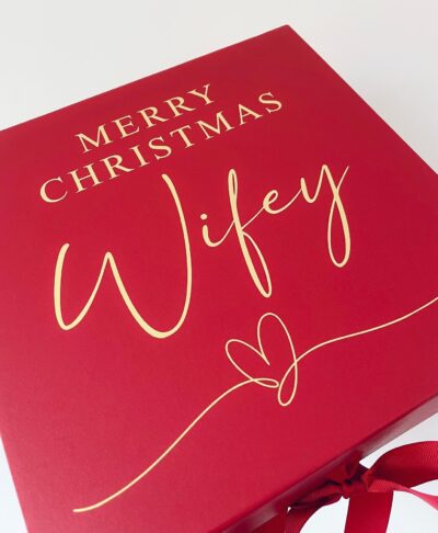 Personalised Merry Christmas Gift Box