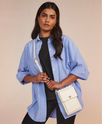 Personalised Leather Look Phone Carry Case Bag